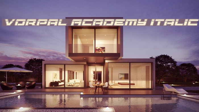 Vorpal Academy Italic Example 2