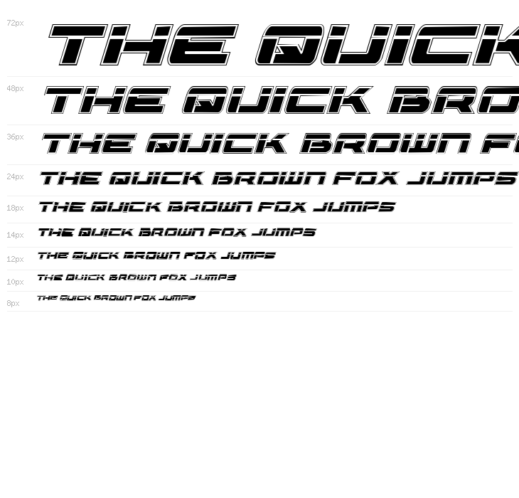 Vorpal Academy Italic Waterfall