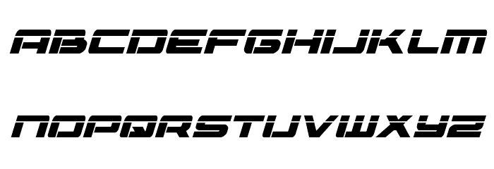 Vorpal Bold Italic Font LOWERCASE