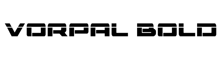 Vorpal Bold  Frei Schriftart Herunterladen
