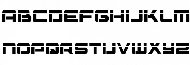 Vorpal Condensed Font LOWERCASE