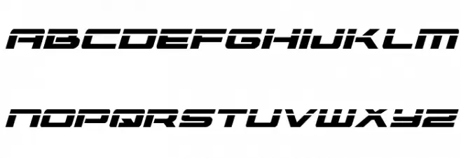 Vorpal Expanded Italic Fonte MAIÚSCULAS