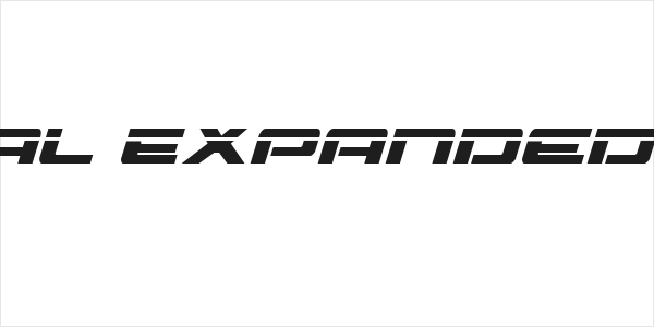 Vorpal Expanded Italic Logo