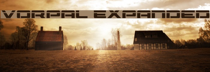 Vorpal Expanded Font examples