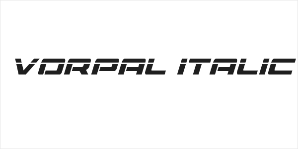 Vorpal Italic Logo