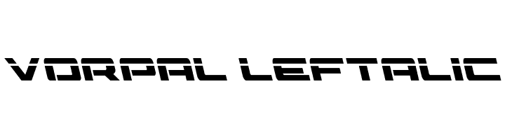 Vorpal Leftalic  नि: शुल्क फ़ॉन्ट्स डाउनलोड
