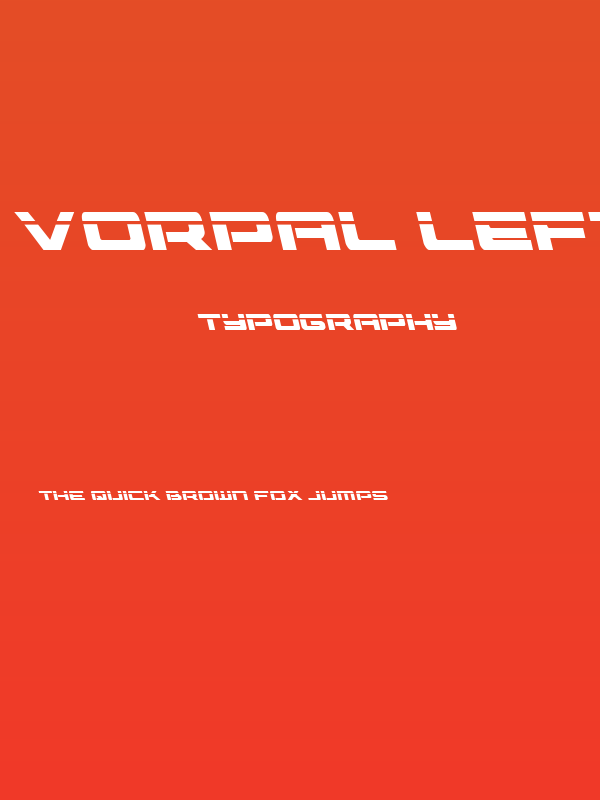Vorpal Leftalic Poster