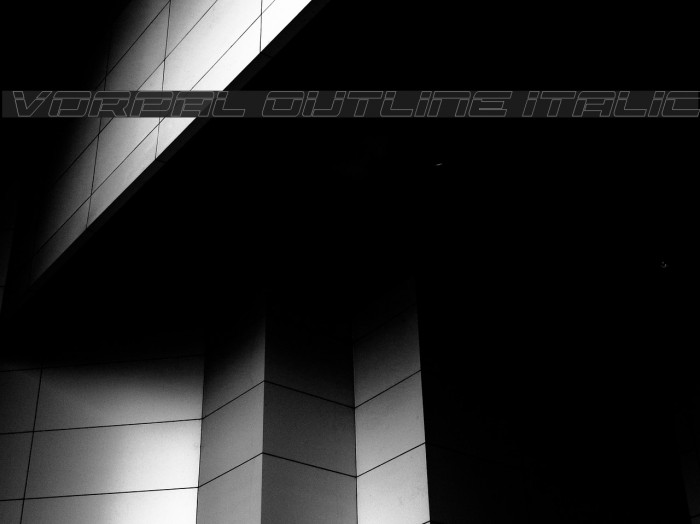 Vorpal Outline Italic Example 1