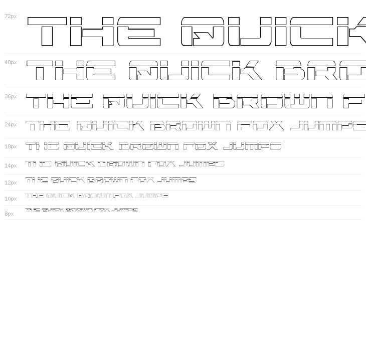 Vorpal Outline Regular Waterfall