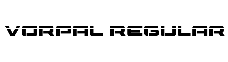 Vorpal Regular  Free Fonts Download