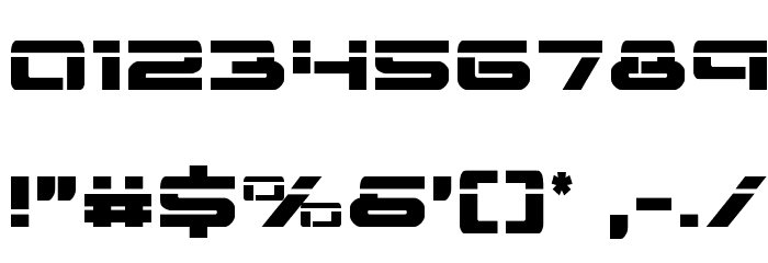 Vorpal Regular Font OTHER CHARS