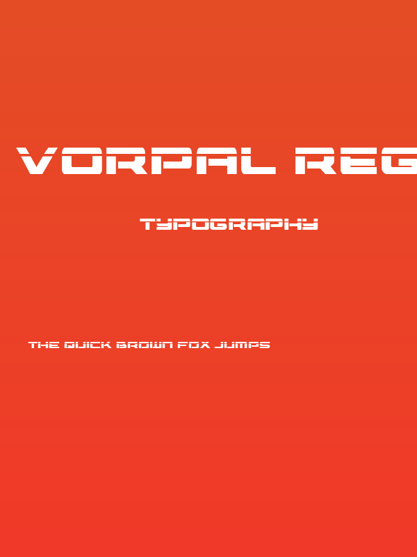 Vorpal Regular Poster