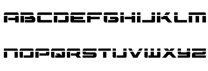 Vorpal Regular Font LOWERCASE