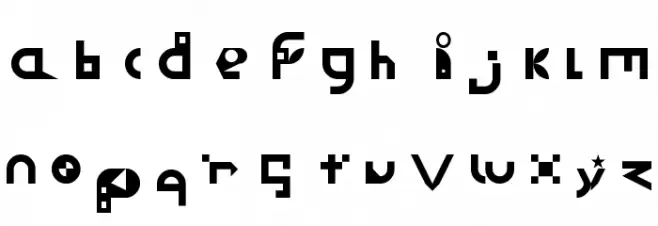 Vortex Regular 字体 小写