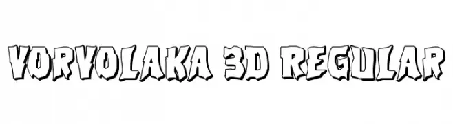 Vorvolaka 3D Regular 