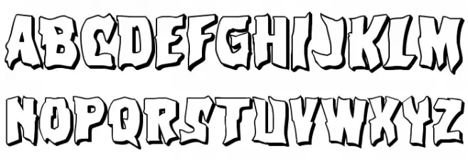 Vorvolaka 3D Regular Schriftart Groß