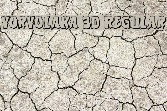 Vorvolaka 3D Regular Example 3