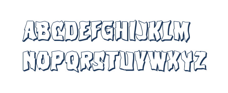 Vorvolaka 3D Regular Lowercase