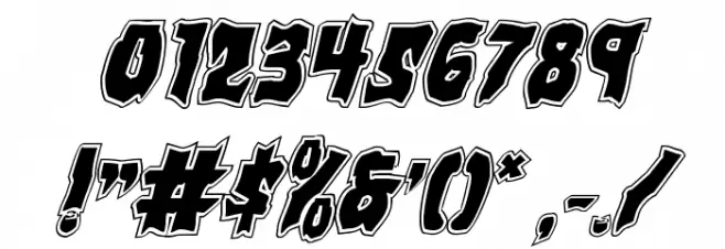 Vorvolaka Academy Italic Font OTHER CHARS