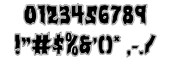 Vorvolaka Academy Regular Font OTHER CHARS