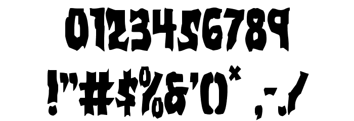 Vorvolaka Condensed Font OTHER CHARS