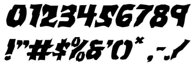 Vorvolaka Expanded Italic Font OTHER CHARS