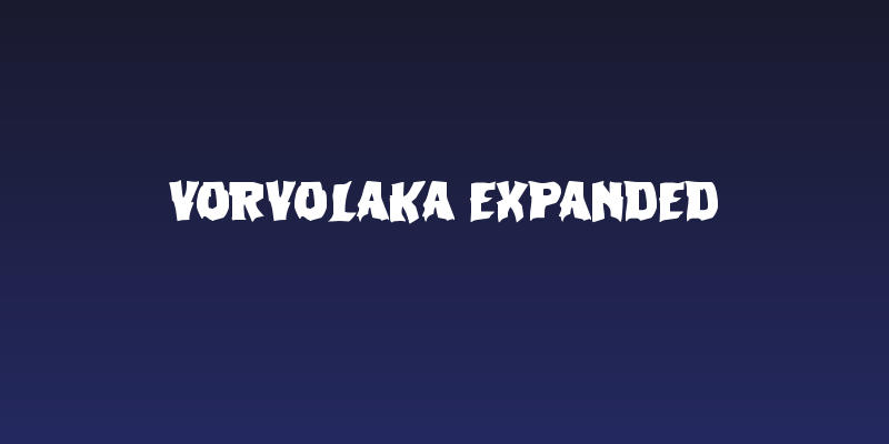 Vorvolaka Expanded Social Header