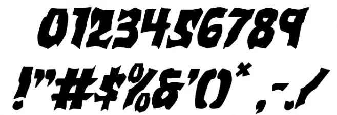 Vorvolaka Italic Font OTHER CHARS