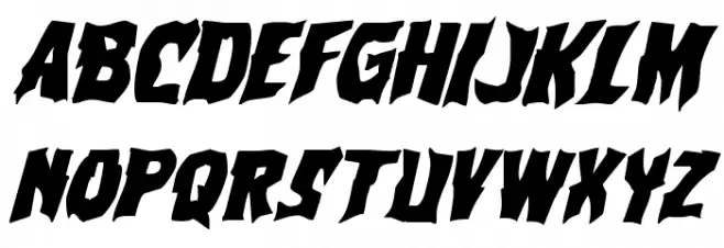 Vorvolaka Italic Schriftart Groß