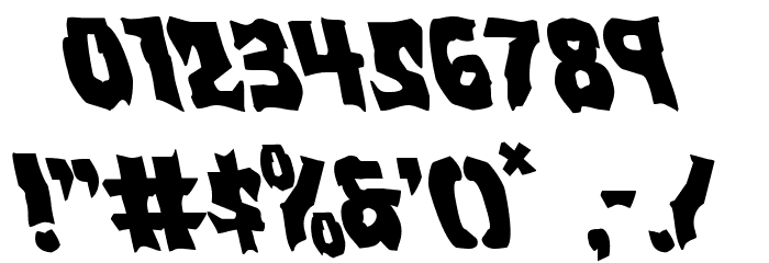 Vorvolaka Leftalic Font OTHER CHARS