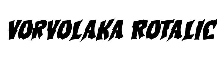 Vorvolaka Rotalic  Free Fonts Download