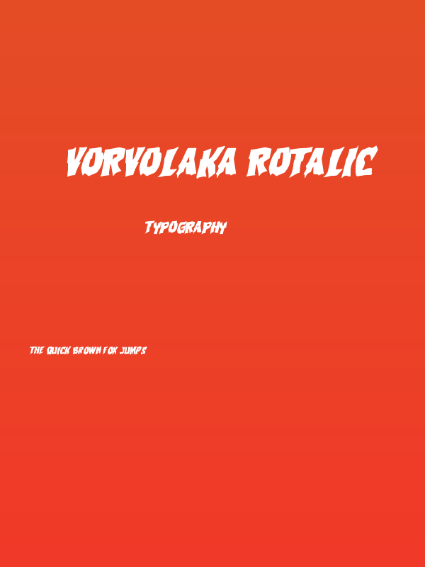 Vorvolaka Rotalic Poster