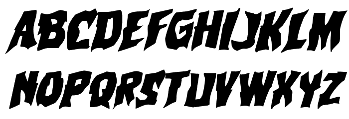 Vorvolaka Rotalic Font LOWERCASE