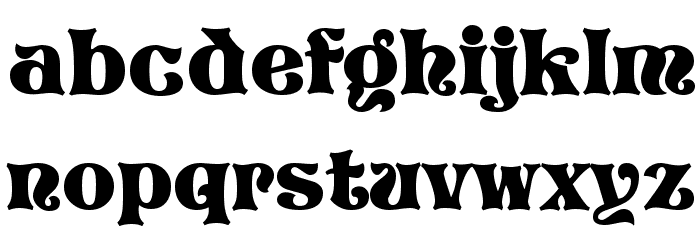 Vostrey Font LOWERCASE