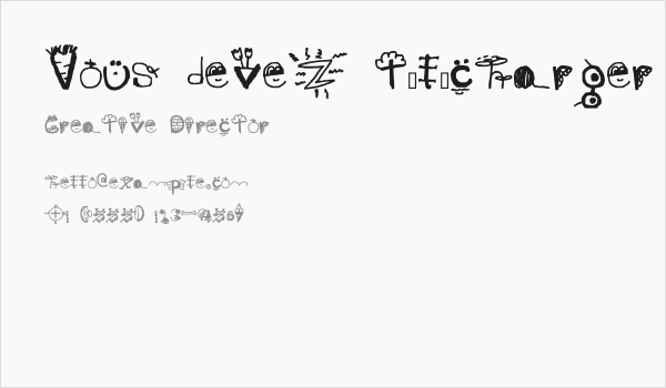 Vous devez tÃ©lÃ©charger ce! Business Card