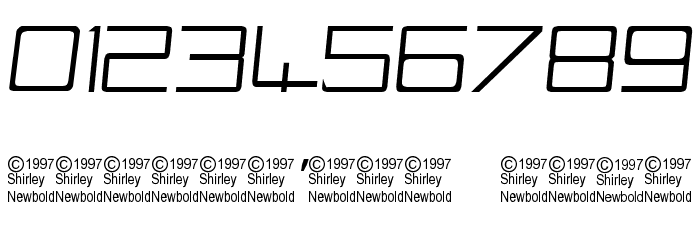 Vox-Slanted Font OTHER CHARS