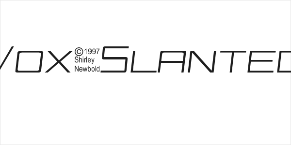 Vox-Slanted Logo