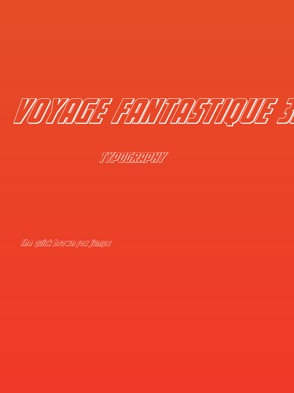 Voyage Fantastique 3D Poster
