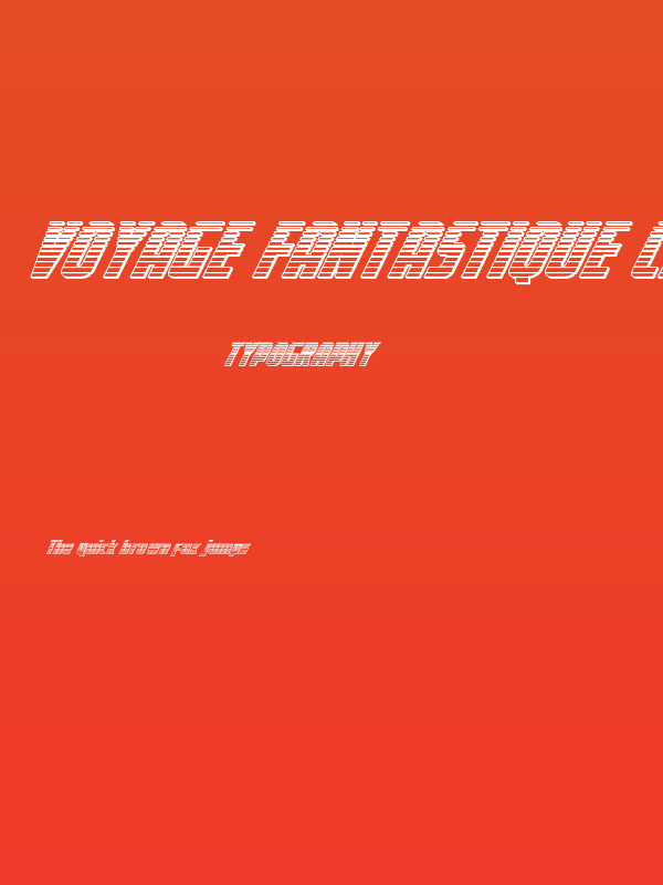 Voyage Fantastique Chrome Poster