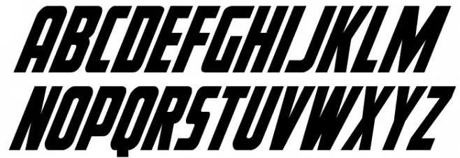 Voyage Fantastique Condensed Schriftart Groß