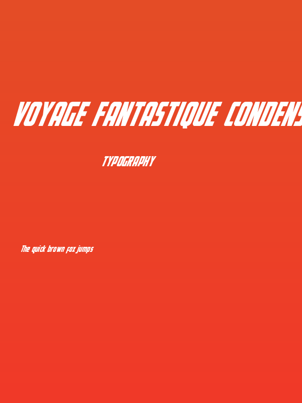 Voyage Fantastique Condensed Poster