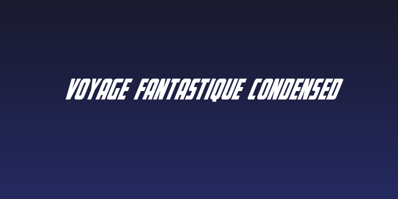 Voyage Fantastique Condensed Social Header
