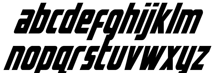 Voyage Fantastique Condensed Font LOWERCASE