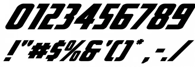 Voyage Fantastique Expanded Font OTHER CHARS