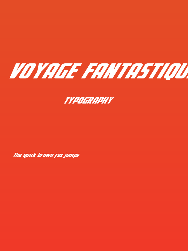 Voyage Fantastique Expanded Poster