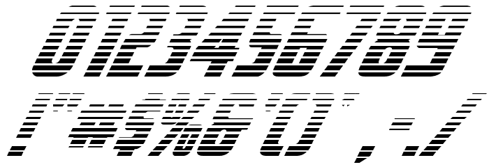 Voyage Fantastique Gradient Font OTHER CHARS