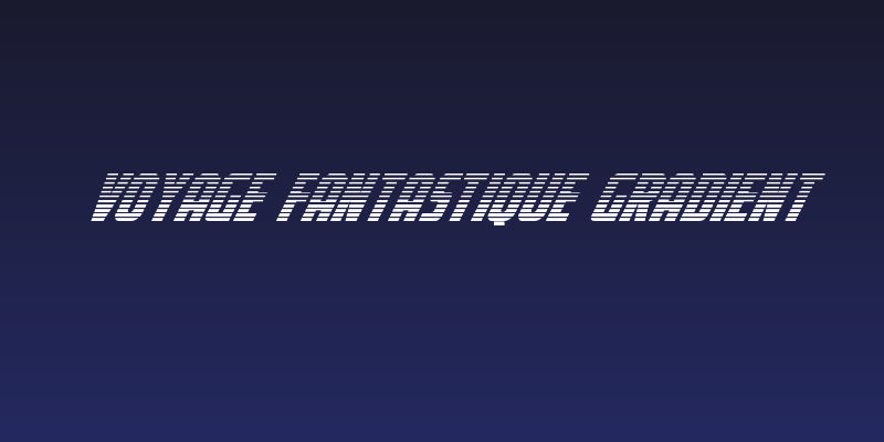 Voyage Fantastique Gradient Social Header