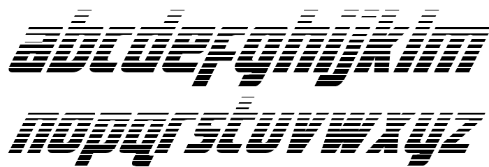 Voyage Fantastique Gradient Font LOWERCASE