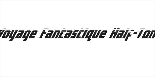 Voyage Fantastique Half-Tone Logo