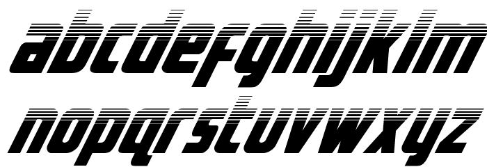 Voyage Fantastique Half-Tone Font LOWERCASE
